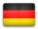 Germany glänzende Flagge 80x60